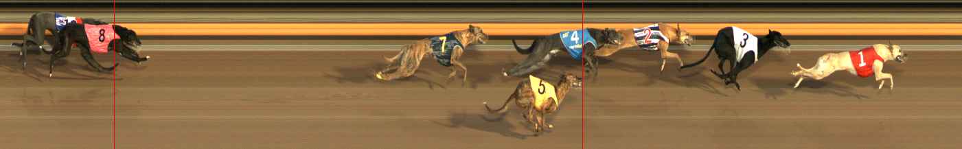 Photo finish for Ballarat Race 8