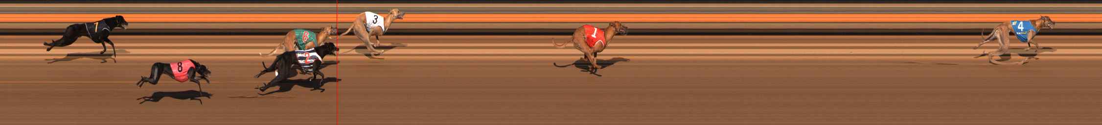 Photo finish for Ballarat Race 6