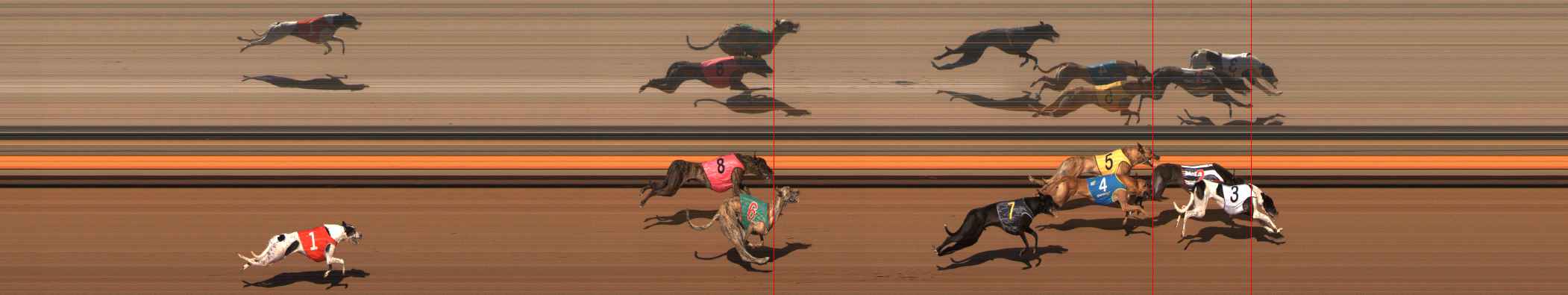 Photo finish for Ballarat Race 8