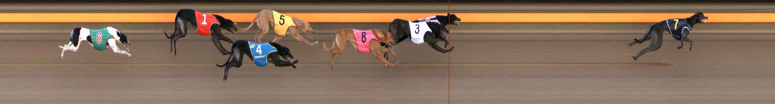 Photo finish for Ballarat Race 8