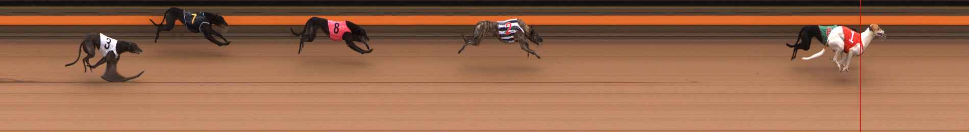 Photo finish for Ballarat Race 6