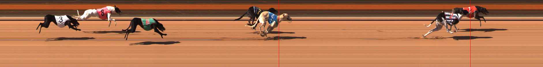 Photo finish for Ballarat Race 8