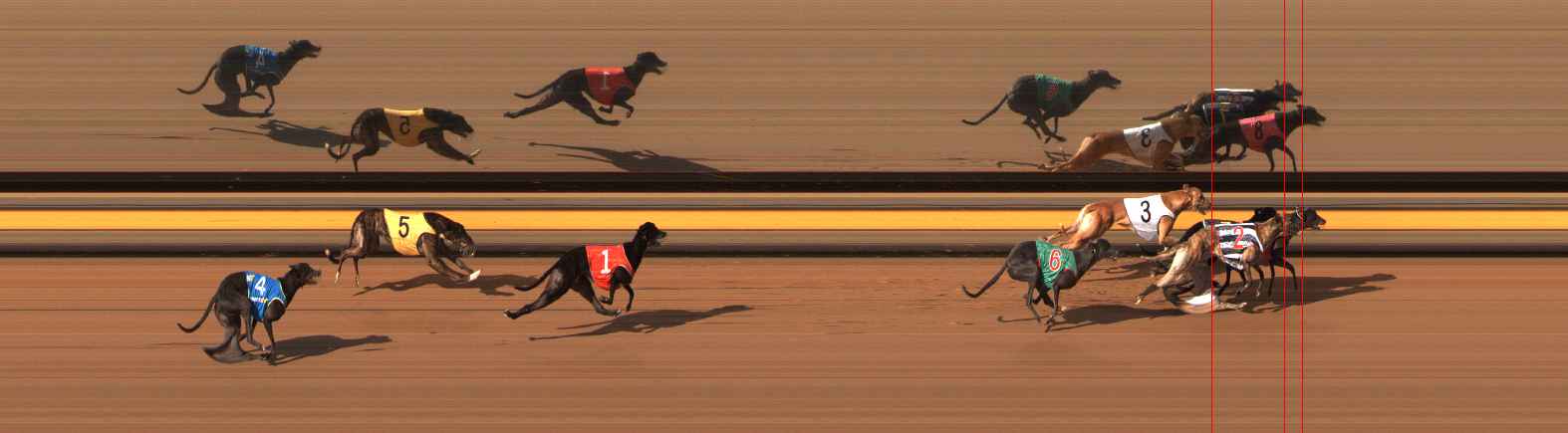 Photo finish for Ballarat Race 14