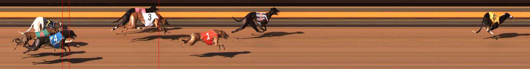 Photo finish for Ballarat Race 12