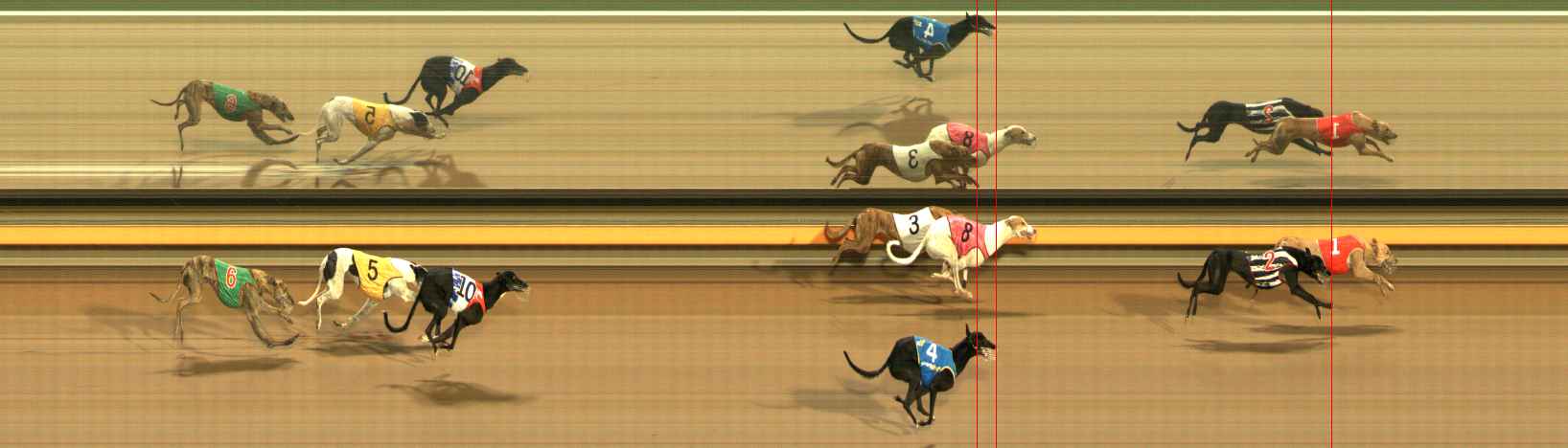 Photo finish for Ballarat Race 8