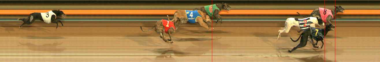 Photo finish for Ballarat Race 8