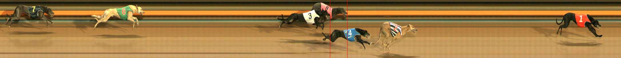 Photo finish for Ballarat Race 8