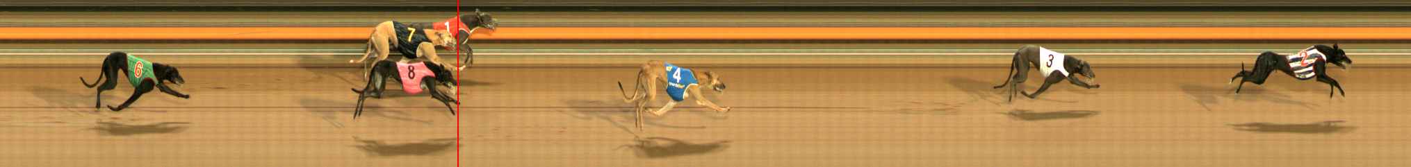 Photo finish for Ballarat Race 8