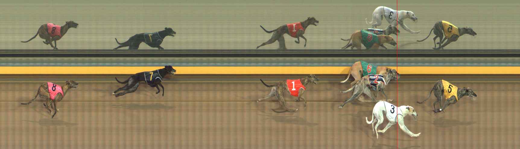 Photo finish for Bendigo Race 8
