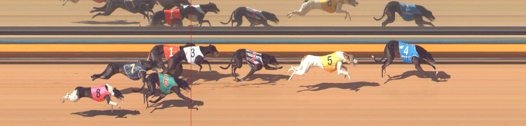 Photo finish for Bendigo Race 8