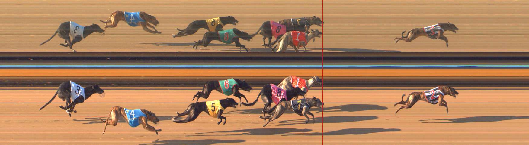 Photo finish for Bendigo Race 6