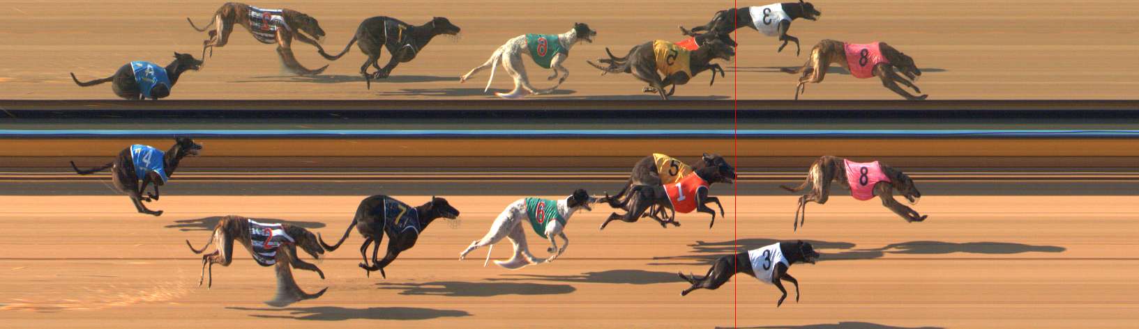 Photo finish for Bendigo Race 4