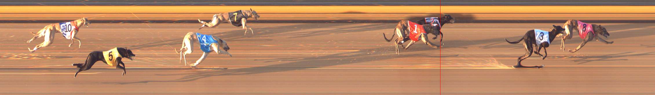 Photo finish for Bendigo Race 8