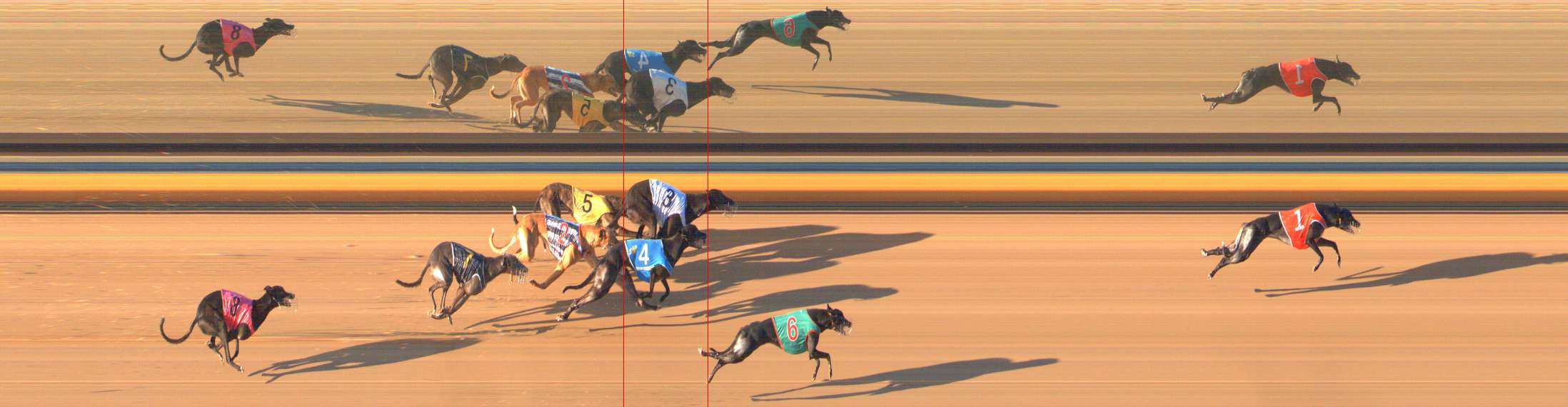 Photo finish for Bendigo Race 6