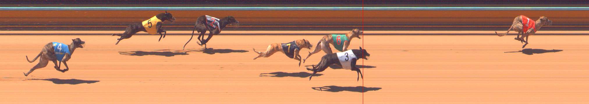 Race result finish photo