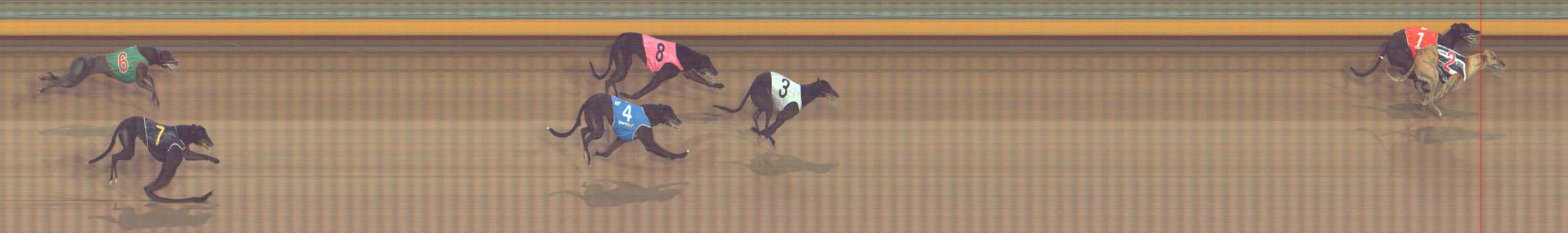 Race result finish photo