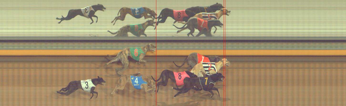 Race result finish photo