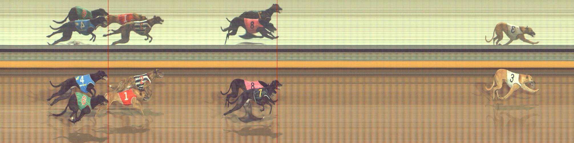 Race result finish photo