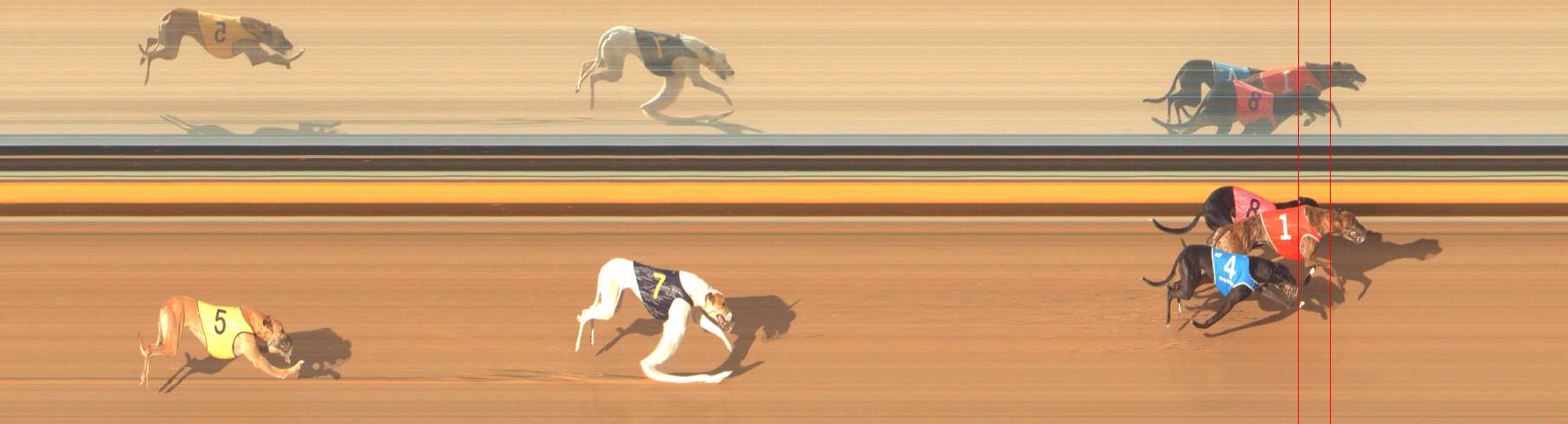 Race result finish photo