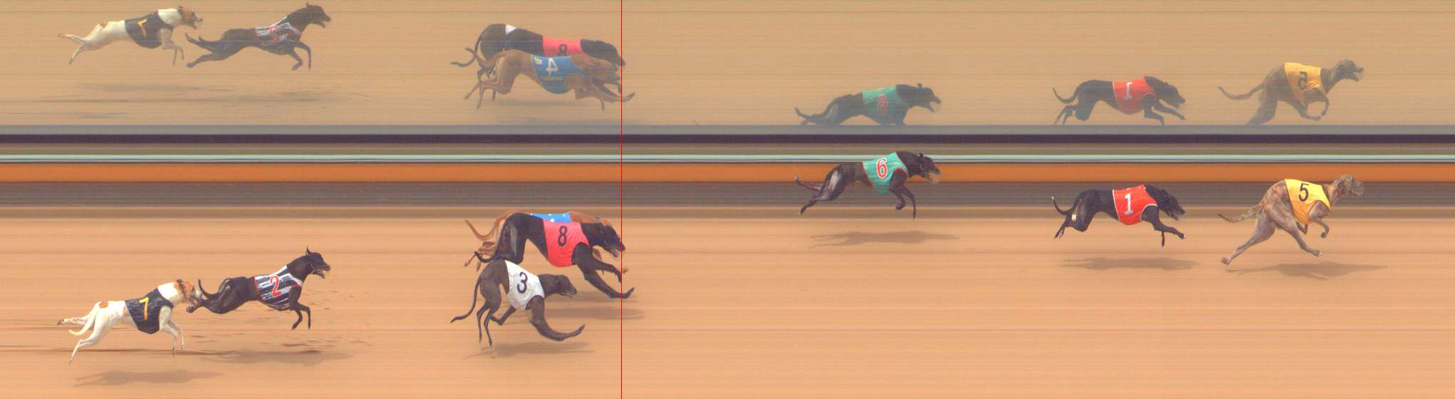 Race result finish photo