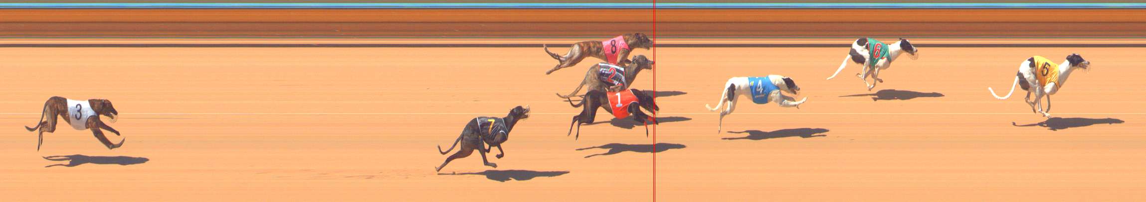 Race result finish photo