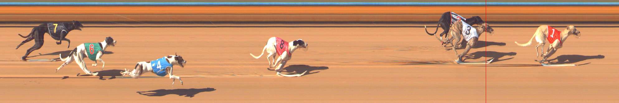 Race result finish photo