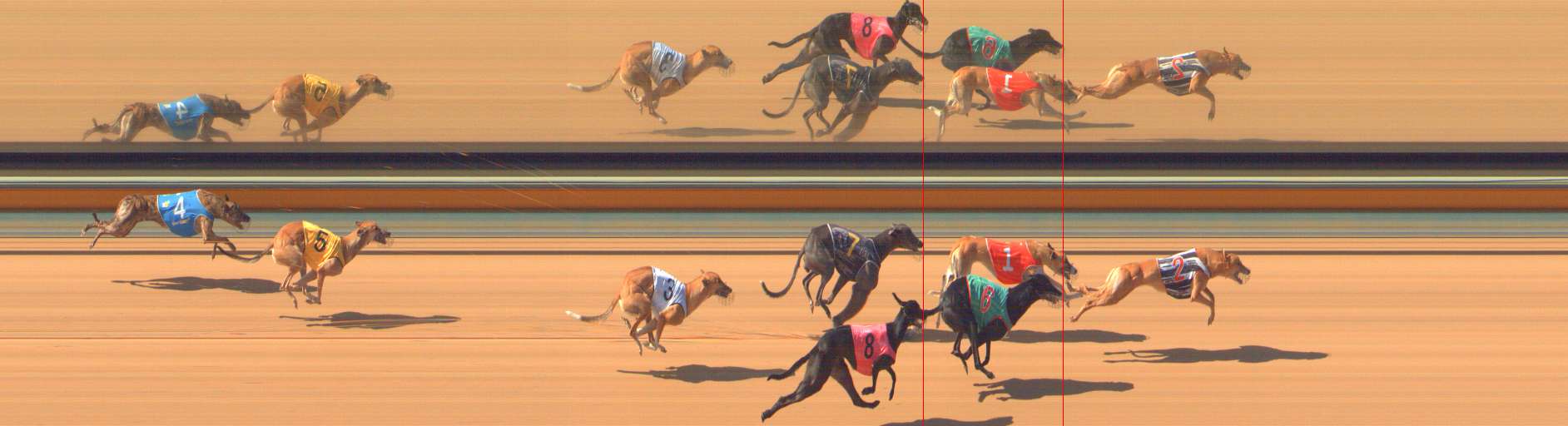 Photo finish for Bendigo Race 6