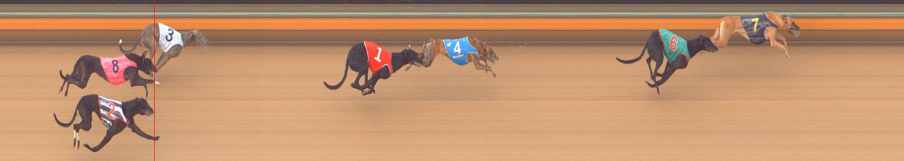 Photo finish for Bendigo Race 8