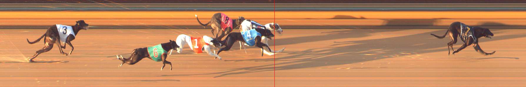 Photo finish for Bendigo Race 8