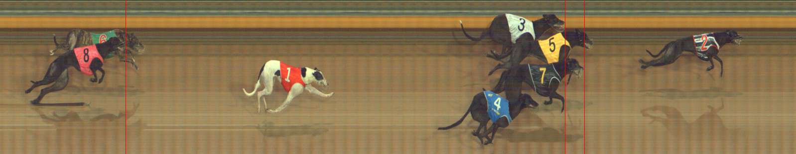 Photo finish for Bendigo Race 8