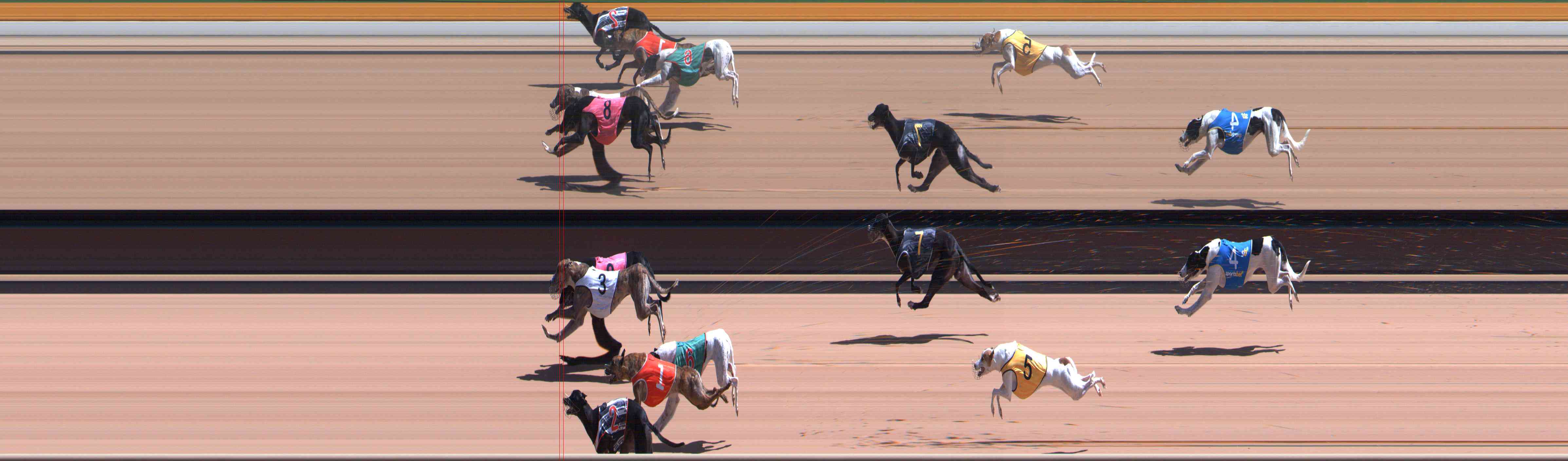 Race result finish photo