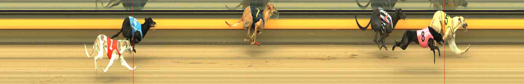 Race result finish photo