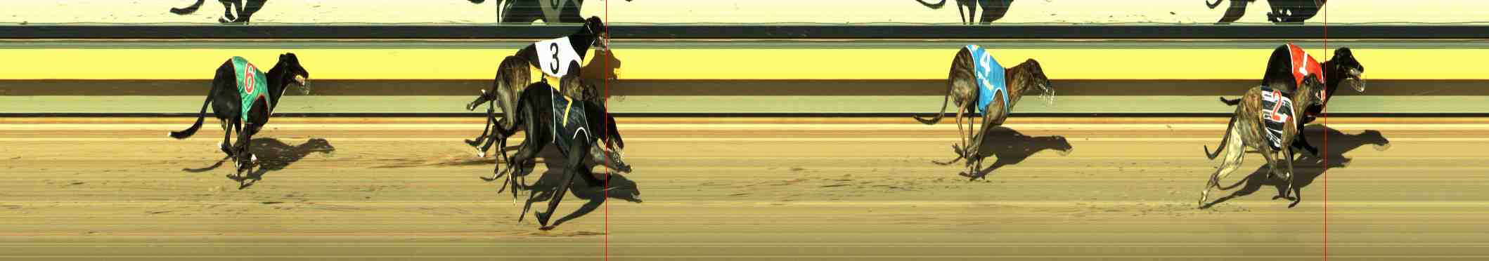 Race result finish photo