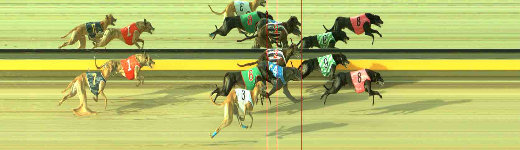 Race result finish photo