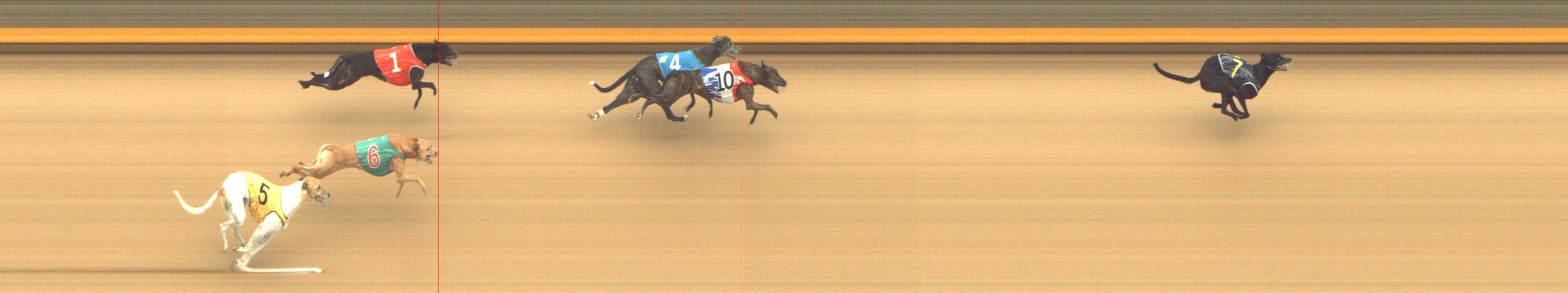 Photo finish for Shepparton Race 3