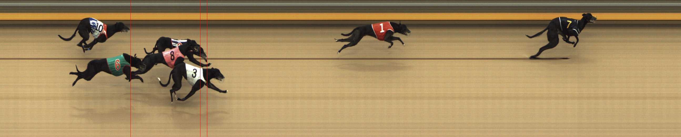 Photo finish for Shepparton Race 8