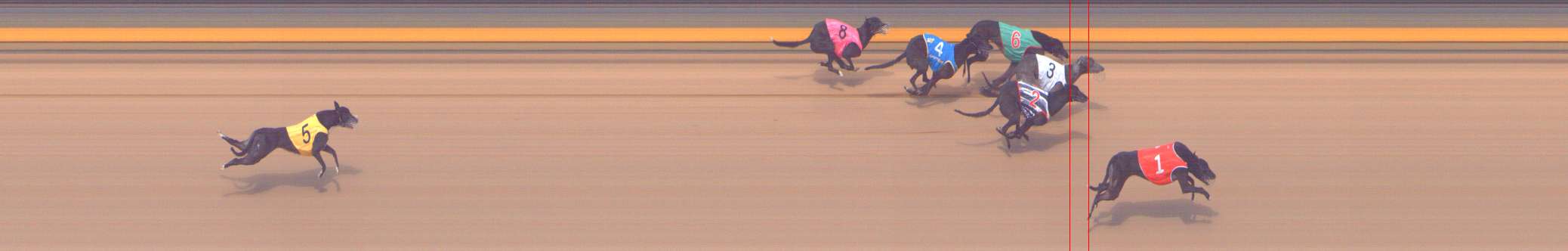 Photo finish for Shepparton Race 13