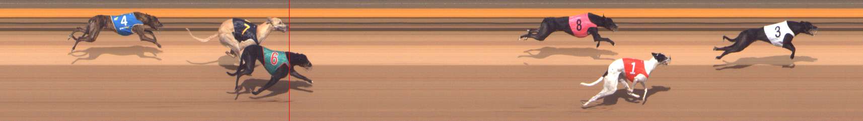 Photo finish for Shepparton Race 5