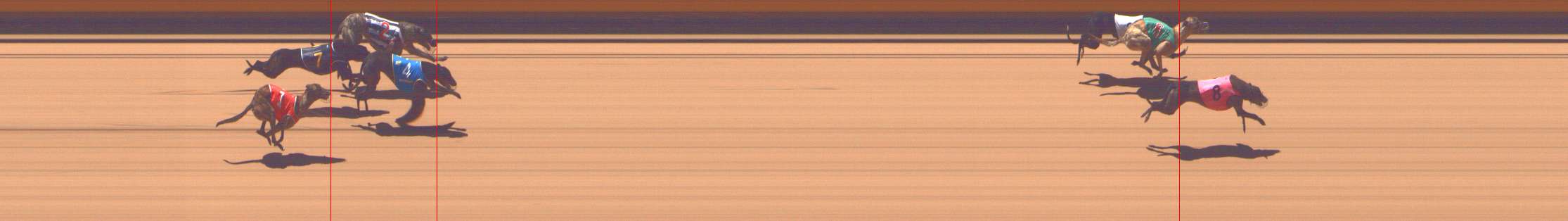 Photo finish for Shepparton Race 4