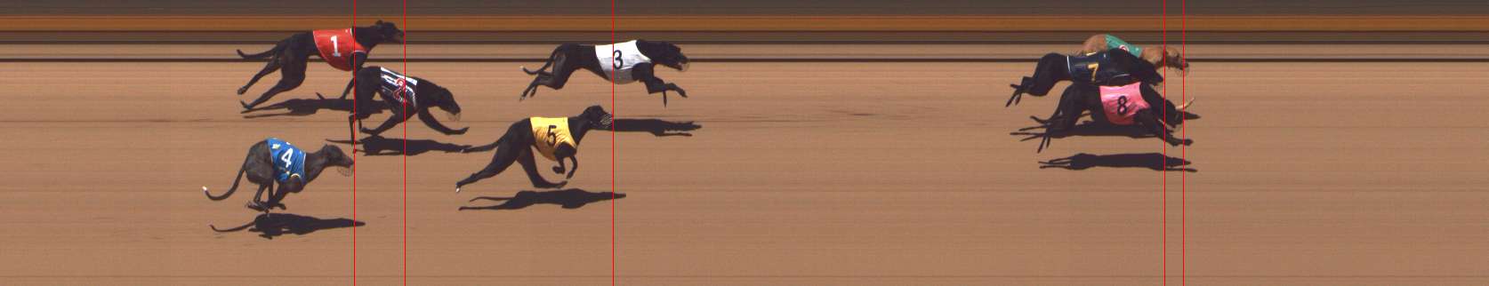 Photo finish for Shepparton Race 9
