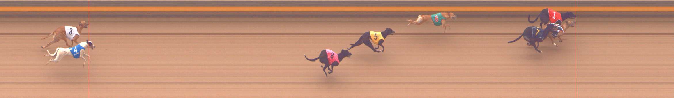 Photo finish for Shepparton Race 6