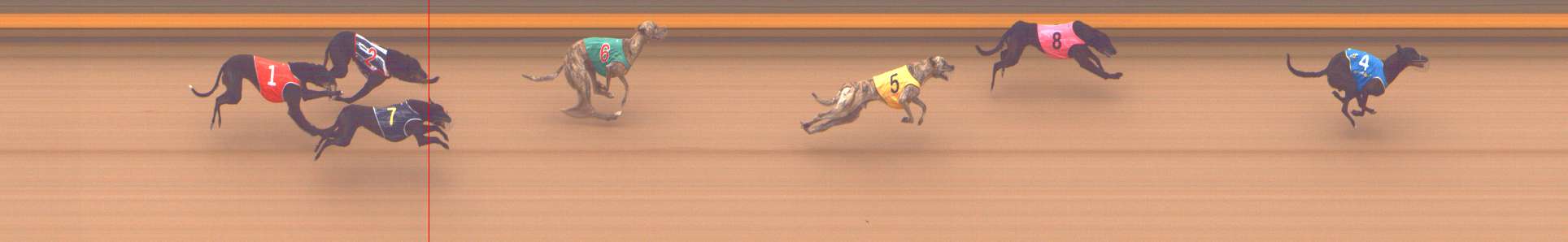 Photo finish for Shepparton Race 9