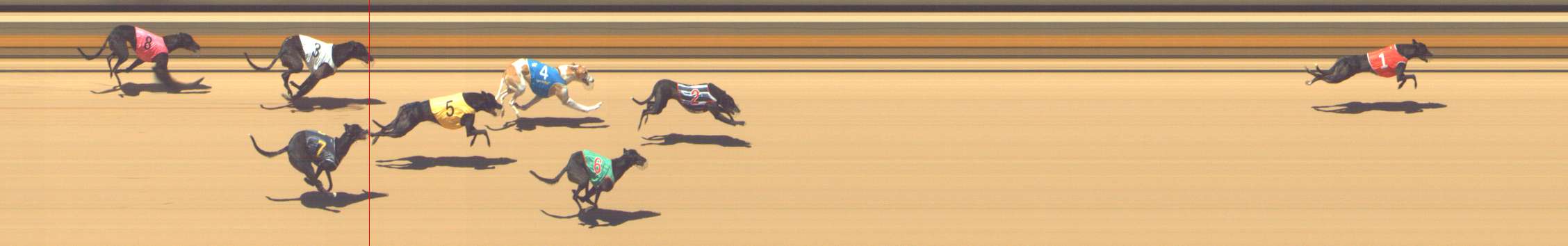 Photo finish for Shepparton Race 10