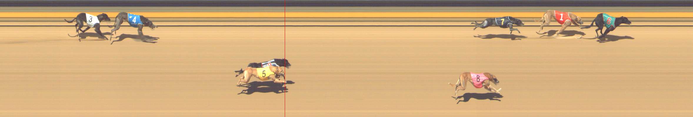 Photo finish for Shepparton Race 13