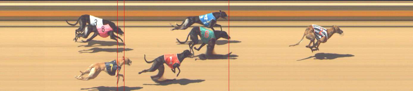 Photo finish for Shepparton Race 7