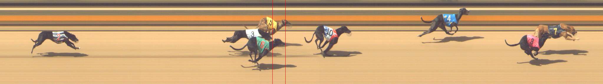 Photo finish for Shepparton Race 12