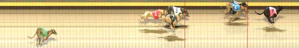 Photo finish for Shepparton Race 8