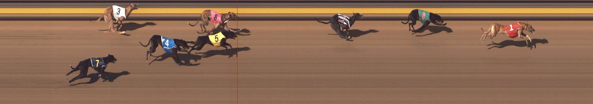Photo finish for Shepparton Race 12