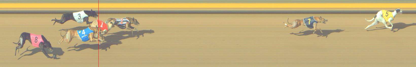 Photo finish for Shepparton Race 10