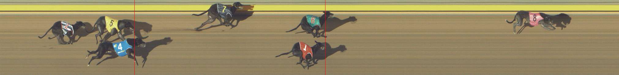 Photo finish for Shepparton Race 13